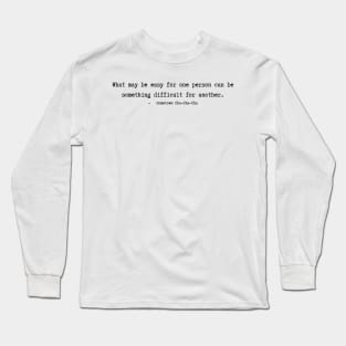 Hometown Cha Cha Cha Quote Long Sleeve T-Shirt